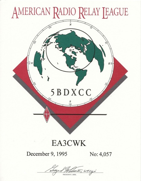 ARRL-5BDXCC ARRL-5BDXCC