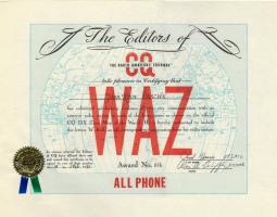 CQ-WAZ-PHONIA CQ-WAZ-PHONIA